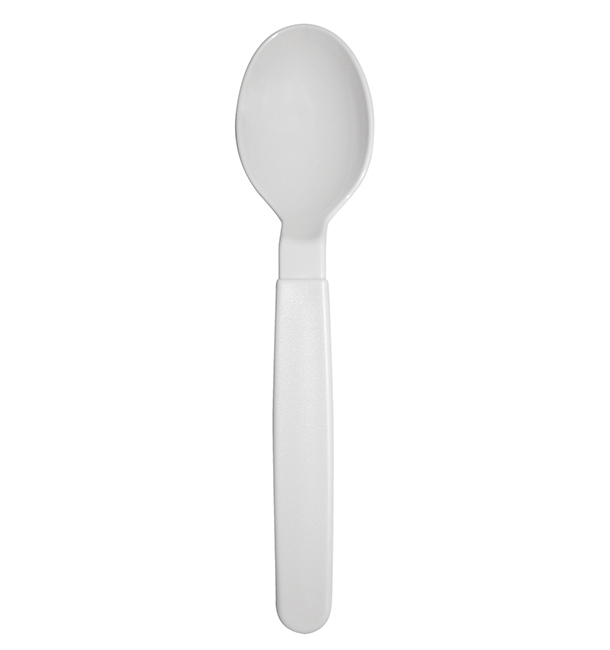 Durable Reusable Spoon PP White 18,5cm (180 Units)
