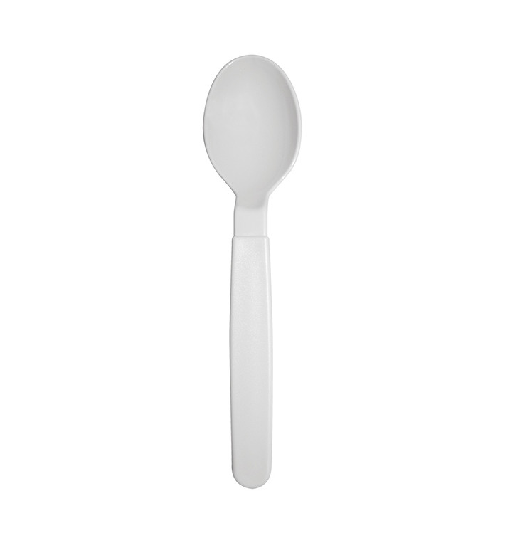 Durable Reusable Spoon PP White 18,5cm (180 Units)