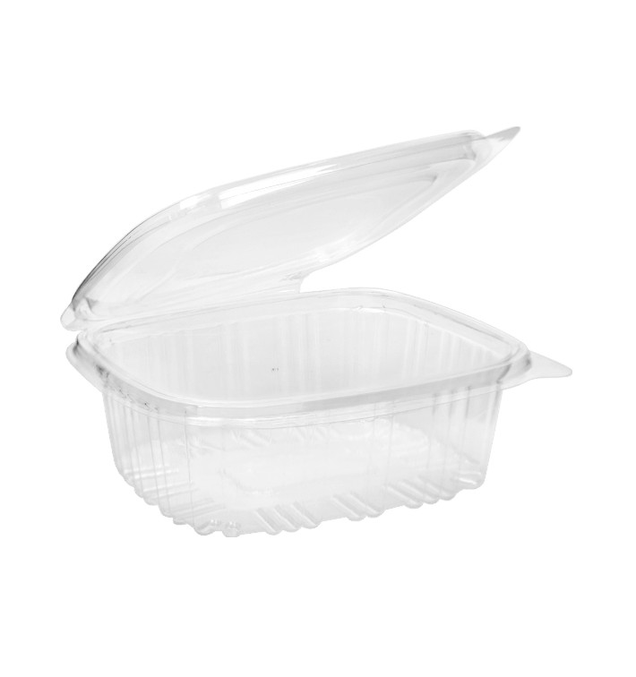 Plastic Hinged Deli Container OPS 375ml (700 Units) Plastic Hinged Deli Container OPS 375ml (700 Units)