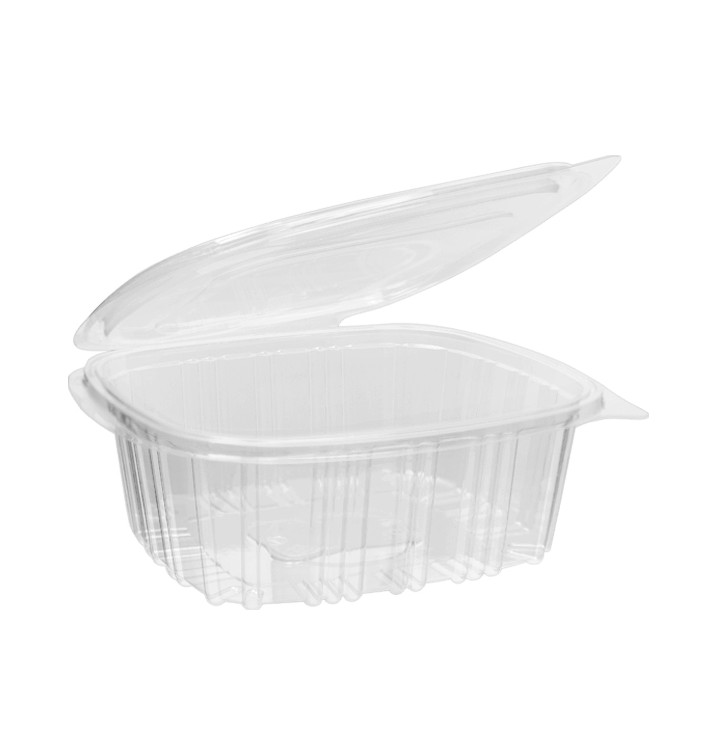 Plastic Hinged Deli Container OPS 750 ml (500 Units) Plastic Hinged Deli Container OPS 750 ml (500 Units)