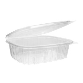 Plastic Hinged Lid OPS 1.500ml (50 Units) 