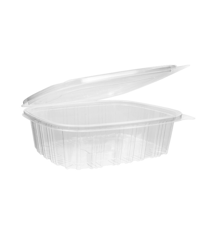 Plastic Hinged Lid OPS 1.500ml (50 Units) Plastic Hinged Lid OPS 1.500ml (50 Units)