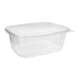 Plastic Hinged Lid OPS 2.000ml (50 Units) 