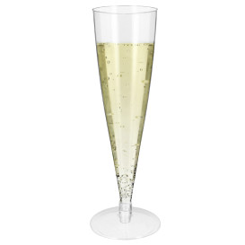 Reusable PS Champagne Flute Cava 150ml 2-P (6 Units)