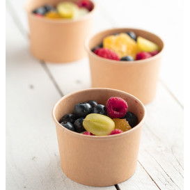 Kraft Cardboard Sauce Cup 60ml Ø6,7cm (2.000 Units)