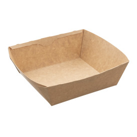 Rectangle Kraft Salad Bowl 750ml 19x16x5cm (300 Units)