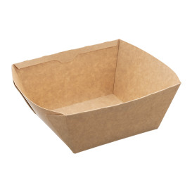 Rectangle Kraft Salad Bowl 1.000ml 19x16x7cm (300 Units)