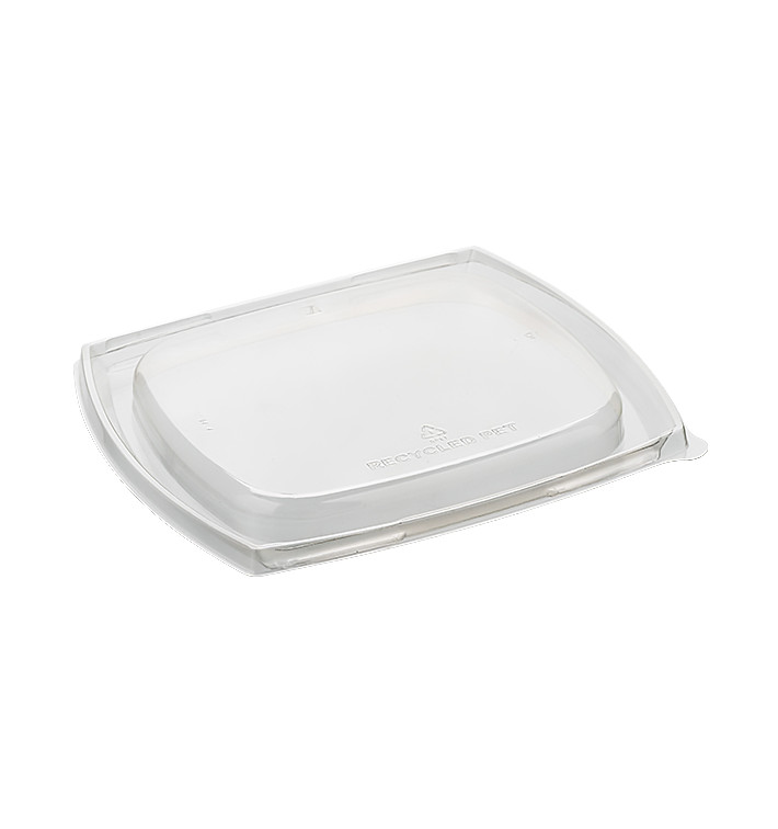 Rectangle Lid rPET for Salad Bowl 19x16cm (300 Units) Rectangle Lid rPET for Salad Bowl 19x16cm (300 Units)