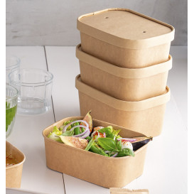 Paper Napkin Edging Terracotta 30x30cm (100 Units)  