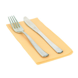 Paper Napkin Double Point Yellow 1/8 40x40cm (50 Units) 