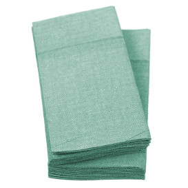 Pocket Fold Paper Napkins Vaquero Green 40x40cm (30 units) 