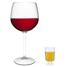 Plastic Stemmed Glass Liquor 40ml (20 Units)