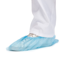 Disposable Plastic Shoe Covers PP Blue (1000 Units)