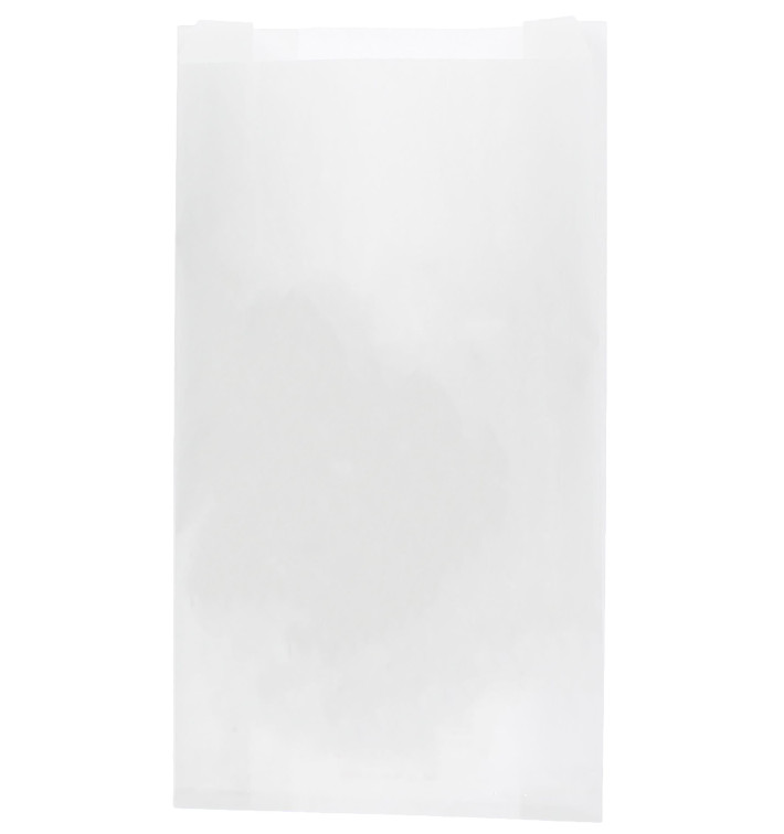 Paper Food Bag White 14+7x24cm (200 Units) Paper Food Bag White 14+7x24cm (200 Units)
