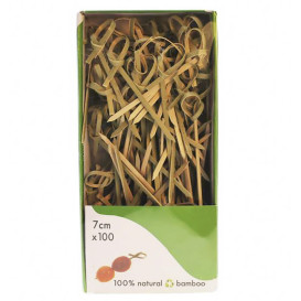 Bamboo Bow Skewer 7cm in box (1.200 Units)