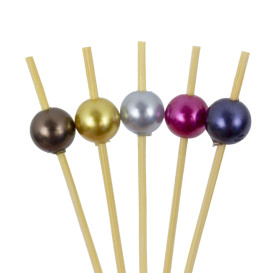 Bamboo “Pearl” Skewers Assortment 9cm (1.200 Units)  