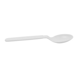 Reusable Durable Spoon PP Mineral White 18,5cm (180 Units)