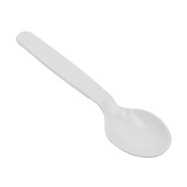 Reusable Durable Spoon PP Mineral White 18,5cm (180 Units)