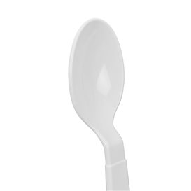 Reusable Durable Spoon PP Mineral White 18,5cm (180 Units)