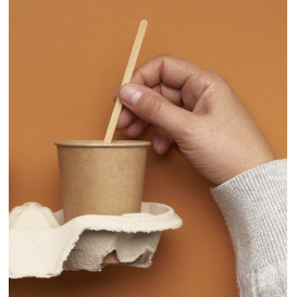 Wooden Coffee Stirrer Natural 17,6 cm (1000 Units) 
