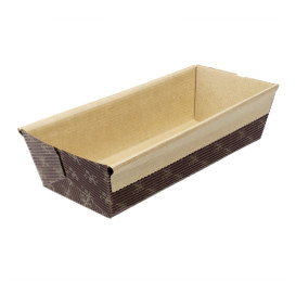 Paper Baking Mold Kraft 16,5x6,5x4,5cm (40 Units) 
