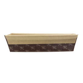 Paper Baking Mold Kraft 16,5x6,5x4,5cm (40 Units) 
