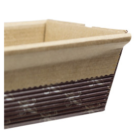 Paper Baking Mold Kraft 16,5x6,5x4,5cm (40 Units) 
