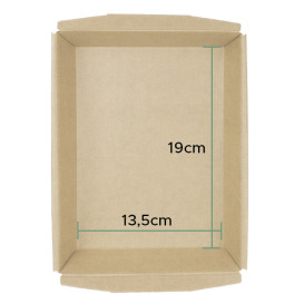 Paper Baking Mold Kraft 19x13,5x3,5cm (50 Units) 