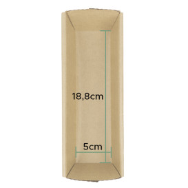 Paper Baking Mold Kraft 18,8x5x4,8cm (50 Units) 