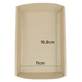 Paper Baking Mold Kraft 16,8x11x3,8cm (67 Units)  