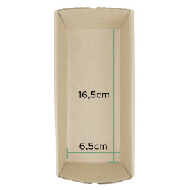 Paper Baking Mold Kraft 16,5x6,5x4,5cm (40 Units) 