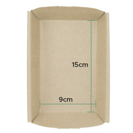Paper Baking Mold Kraft 15x9x3,5cm (80 Units)  