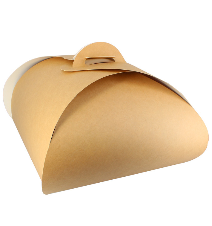 Kraft Paper Cake Box 18x18x13cm (25 Units) Kraft Paper Cake Box 18x18x13cm (25 Units)