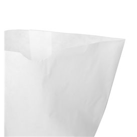 Paper Bag with Hexagonal Base White 17x22cm (1000 Units)