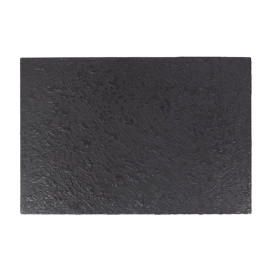 Plastic Tasting Platter Synthetic Slate PS 30x20cm (100 Units)