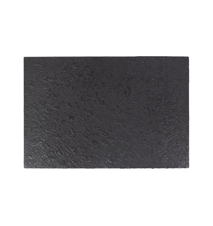 Plastic Tasting Platter Synthetic Slate PS 30x20cm (10 Units) Plastic Tasting Platter Synthetic Slate PS 30x20cm (10 Units)