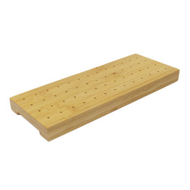 Wooden Holder for Food Pick Golf Design 12x31,5x2,5cm (1 Unit)