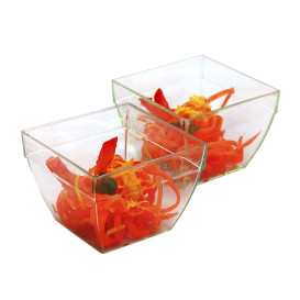 Square Tasting Bowl in PS 5,5x3,3x4cm 75ml (200 Units)