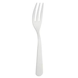 Compostable Reusable Fork in CPLA White 10cm (100 Units)