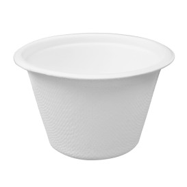 Sugarcane Bowl White 100ml Ø7,5cm (50 Units)