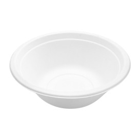 Sugarcane Bowl White 350ml Ø13,5cm (25 Units)