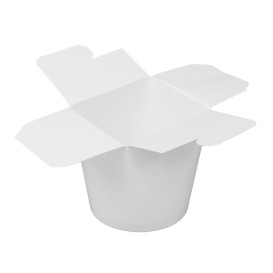 Paper Take-Out Box White 529ml (50 Units) 