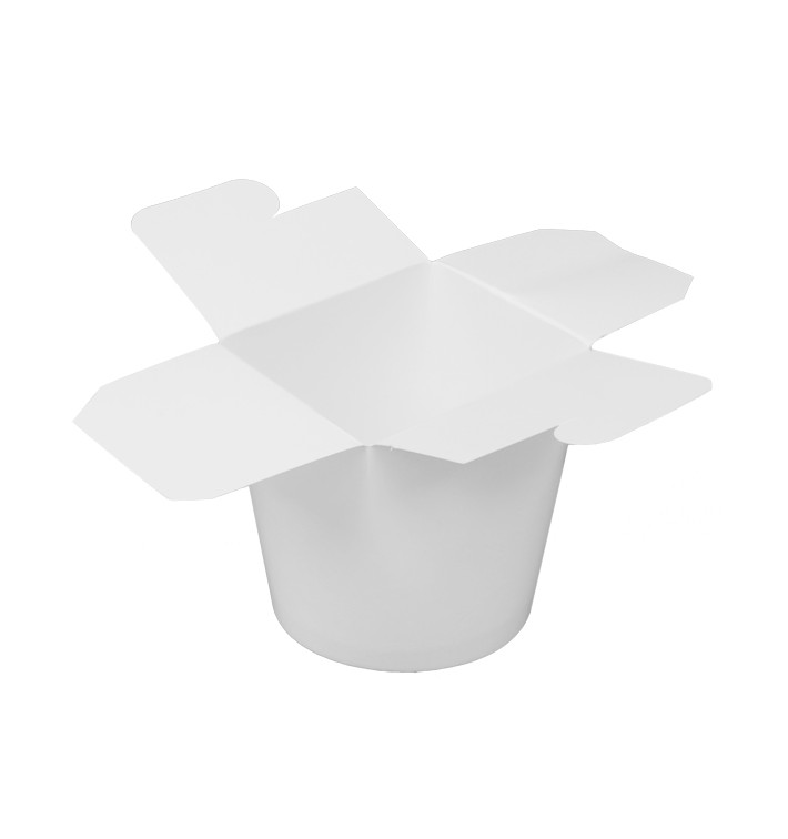 Paper Take-Out Box White 529ml (500 Units)