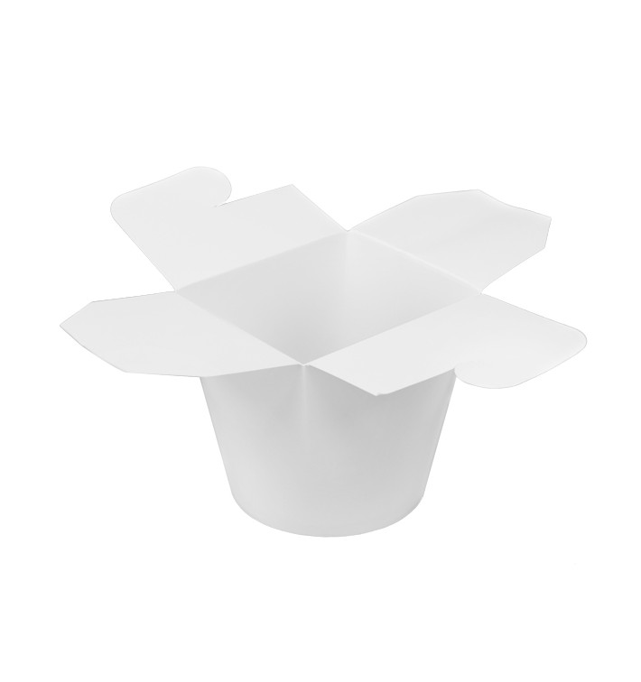 Paper Take-Out Box White 800ml (50 Units) Paper Take-Out Box White 800ml (50 Units)