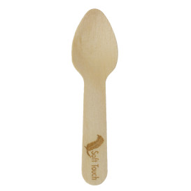 Wooden Mini Spoon “Soft” 7,5cm (100 Units)