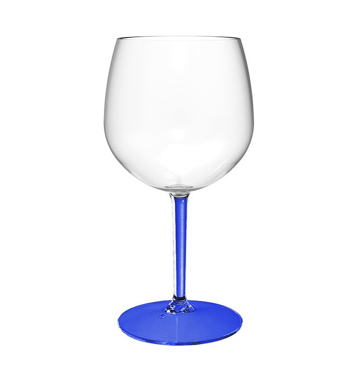 Reusable Durable Balloon Glas in TT Blue Foot 580ml (1 Unit) Reusable Durable Balloon Glas in TT Blue Foot 580ml (1 Unit)