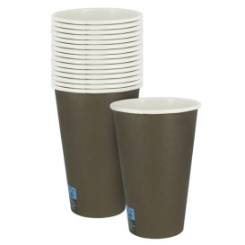 Paper Cup 12Oz/360ml Brown Ø8,0cm (100 Units) 