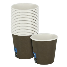 Paper Cup 4Oz/120ml Brown Ø6,2cm (100 Units) 