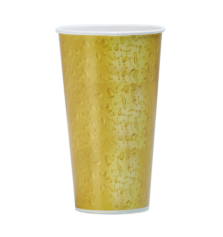 Paper Beer Cup 1.025ml Ø10,8cm (50 Units) Paper Beer Cup 1.025ml Ø10,8cm (50 Units)