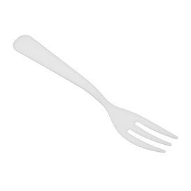 Compostable Reusable Fork in CPLA White 10cm (500 Units)